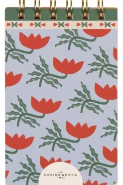 Designwork Ink Agenda A Dopo Flower Twin Wire Notepad