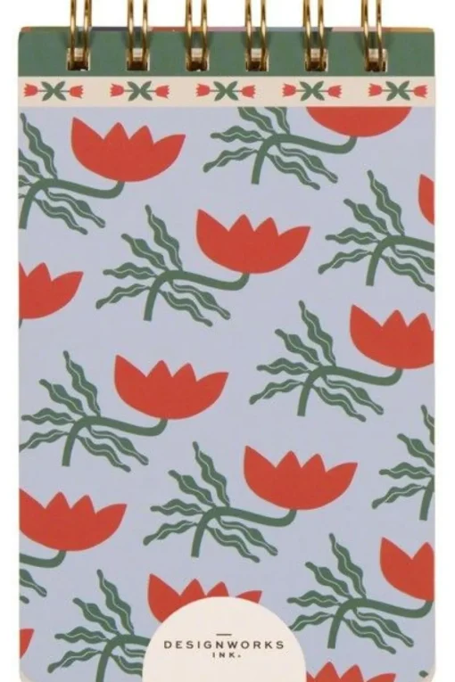 Designwork Ink Agenda A Dopo Flower Twin Wire Notepad
