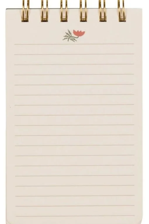 Designwork Ink Agenda A Dopo Flower Twin Wire Notepad