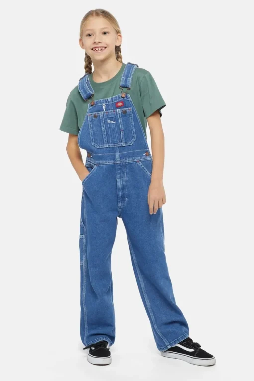Dickies Broek Denim Bib Overall K Indigo
