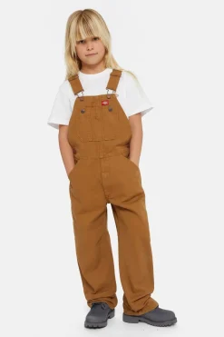 Dickies Broek Duck Canvas Bib Overall K Brown Duck