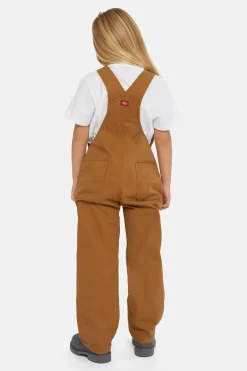 Dickies Broek Duck Canvas Bib Overall K Brown Duck