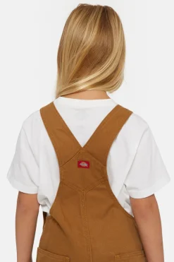 Dickies Broek Duck Canvas Bib Overall K Brown Duck