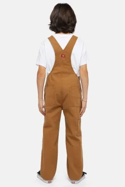 Dickies Broek Duck Canvas Bib Overall K Brown Duck