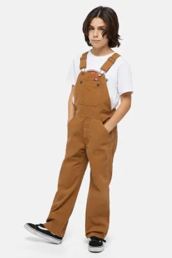 Dickies Broek Duck Canvas Bib Overall K Brown Duck