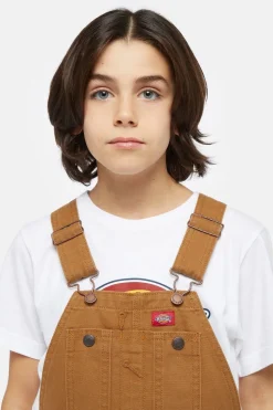 Dickies Broek Duck Canvas Bib Overall K Brown Duck