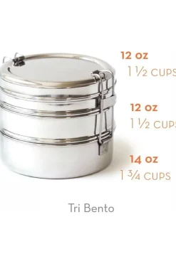 Ecolunchbox Voorraadpot Tri Bento