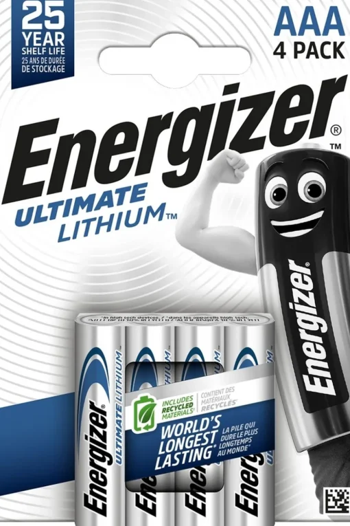 Energizer Batterij Lithium FR03 AAA 4Pcs