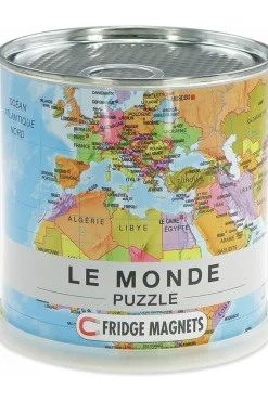 EXTRAGOODS Monde puzzle Fridge magnets MI 100 pièces 23x33cm