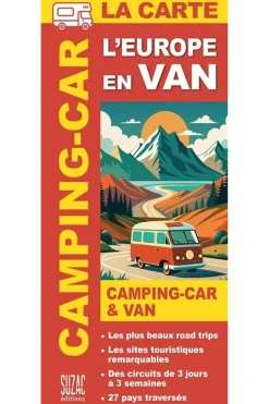 Ffrandonnée Boek L'Europe En Van & Camping-Car, La Carte - Les Plus Beaux Road Trips