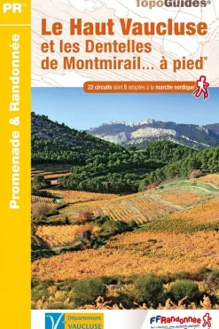 Ffrandonnée Haut Vaucluse et les Dentelles de Montmirail à pied 22PR