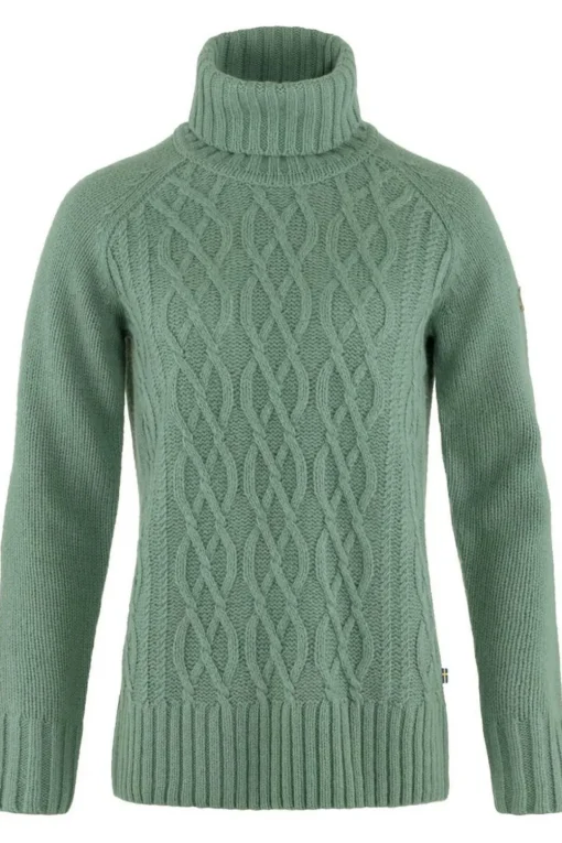 Fjällräven Trui Övik Cable Knit Roller Neck W
