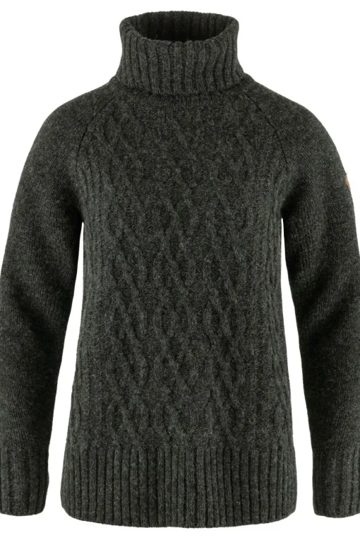 Fjällräven Trui Övik Cable Knit Roller Neck W