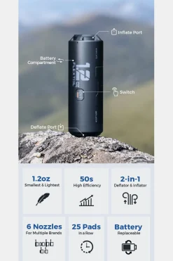 Flextail Gear Pomp Zero Pump Incl. Oplaadbare Batterij