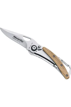 Fox Mes Black Fox Pocketknife Zebrawood With Carabiner