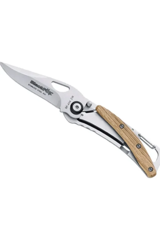 Fox Mes Black Fox Pocketknife Zebrawood With Carabiner