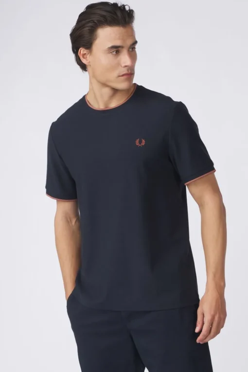 Fred Perry T-Shirt Crepe Pique