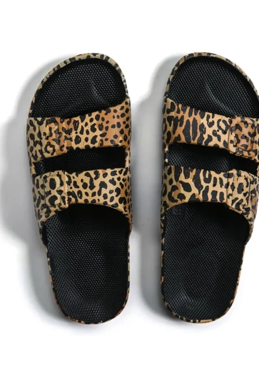 FREEDOM MOSES Slippers Original Fancy Fierce Black