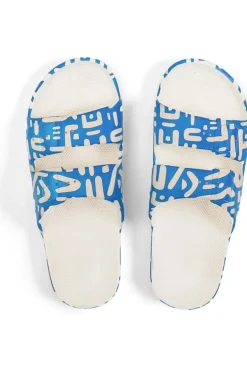 FREEDOM MOSES Slippers Original Fancy Primo Blue
