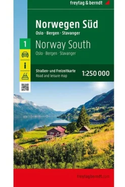 Freytag & Berndt Noorwegen Zuid - Oslo-Bergen-Stavanger  f&b (+r) r/v
