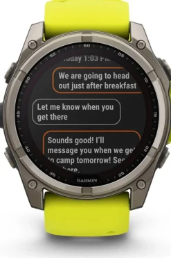 Garmin Sporthorloge Fenix 8 51mm Saffier Solar