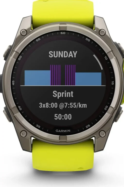 Garmin Sporthorloge Fenix 8 51mm Saffier Solar