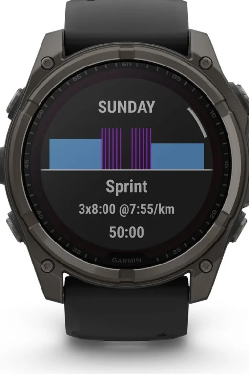 Garmin Sporthorloge Fenix 8 51mm Saffier Solar