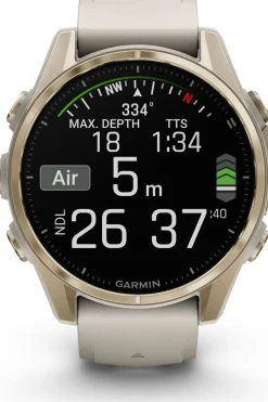 Garmin Sporthorloge Fenix 8 43mm, Amoled Saffier