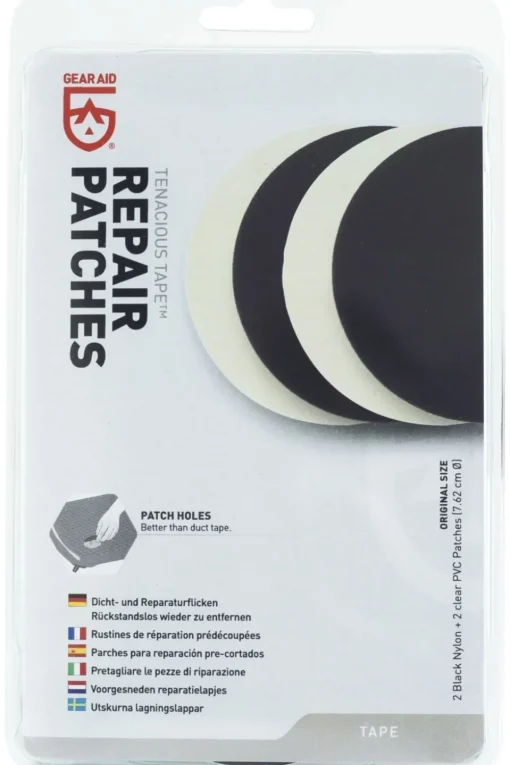 Gear Aid Onderhoud  Repair Patches Round 4 Pieces