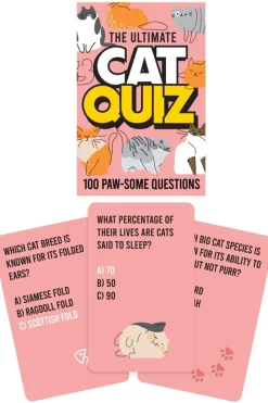 Gift Republic Speelgoed Cat Quiz Cards