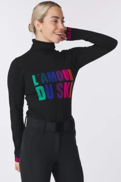 Goldbergh Fleece Amour Long Sleeve Knit Sweater