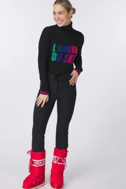 Goldbergh Fleece Amour Long Sleeve Knit Sweater