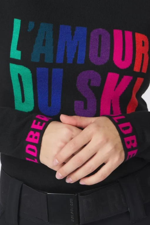 Goldbergh Fleece Amour Long Sleeve Knit Sweater