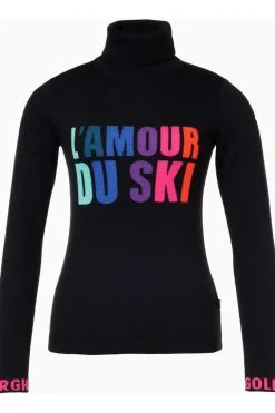 Goldbergh Fleece Amour Long Sleeve Knit Sweater