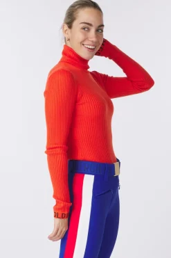 Goldbergh Fleece Mira Long Sleeve Knit Sweater