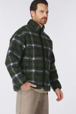 Gramicci Fleece Shadow Plaid Sherpa