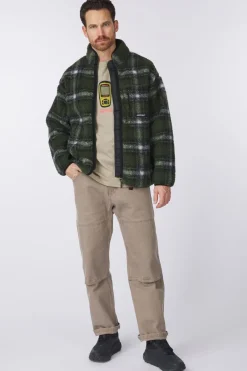 Gramicci Fleece Shadow Plaid Sherpa