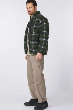 Gramicci Fleece Shadow Plaid Sherpa