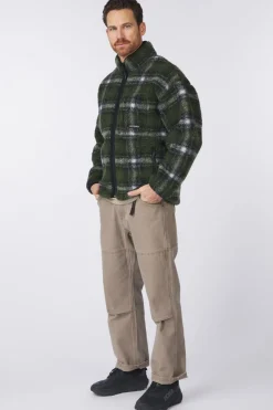 Gramicci Fleece Shadow Plaid Sherpa