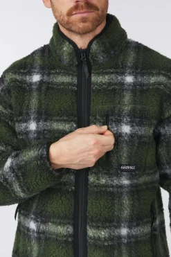 Gramicci Fleece Shadow Plaid Sherpa