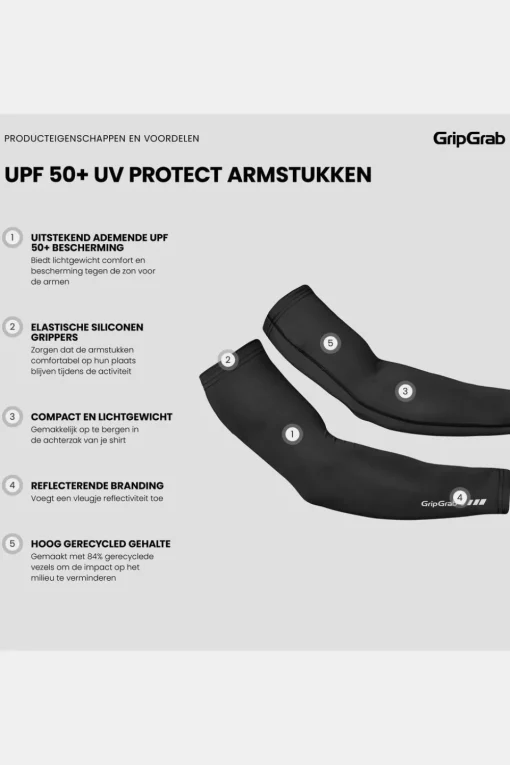 GripGrab Arm Warmers Gripgrab Upf 50+ Uv Protect Arm Sleeves