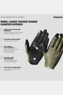 GripGrab Handschoenen Rebel Full Finger Summer