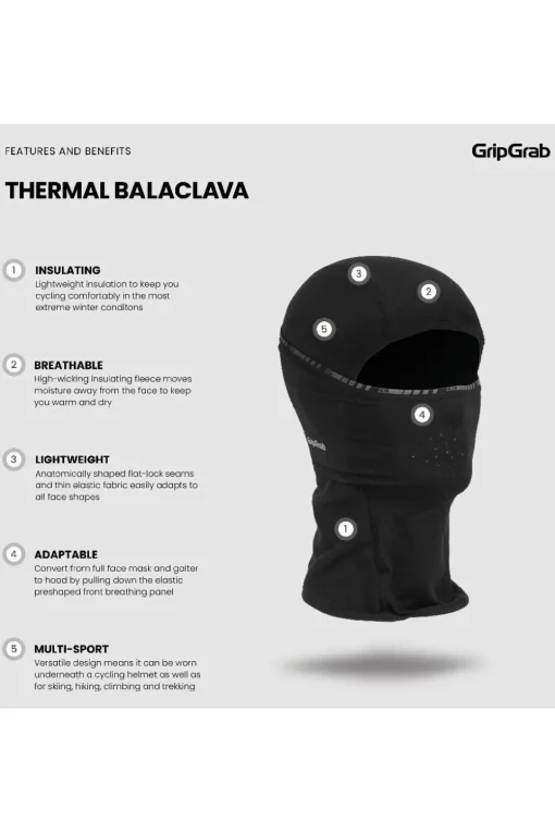 GripGrab Hoofddeksel Thermal Balaclava