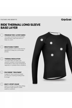GripGrab Ondergoed Ride Thermal Long Sleeve Base Layer