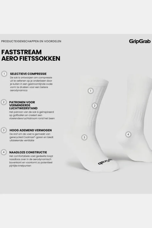 GripGrab Sokken Gripgrab Faststream Aero Cycling Socks