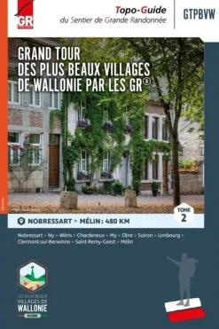 Grote Routepaden Grand tour plus beaux villages Wallonie par GR Nobressart - Melin