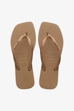 Havaianas Slippers Slim Square Logo Metallic