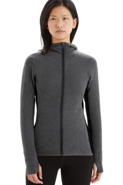 icebreaker Fleece Descender Ls Zip Hood