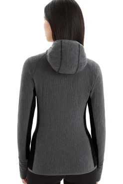 icebreaker Fleece Descender Ls Zip Hood