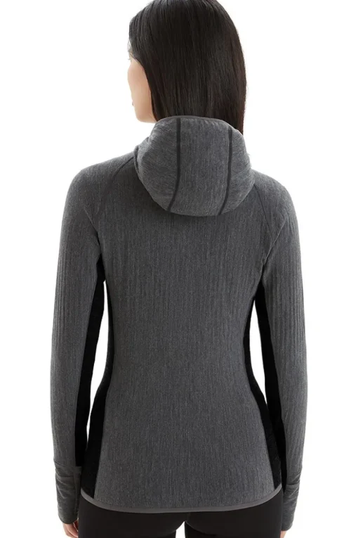 icebreaker Fleece Descender Ls Zip Hood